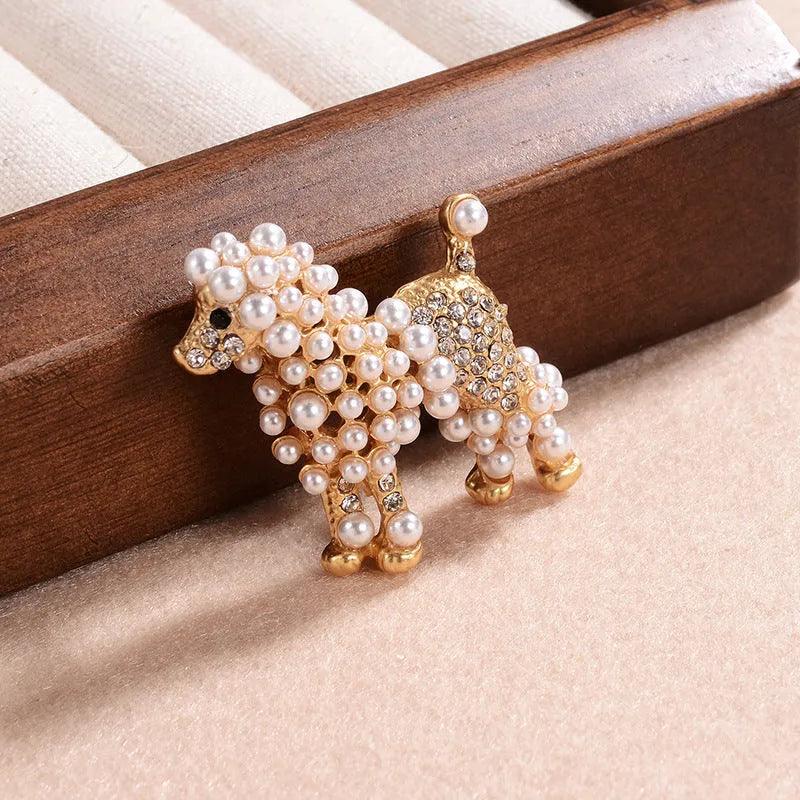Retro Style Pearl Brooch - Elegant Charme