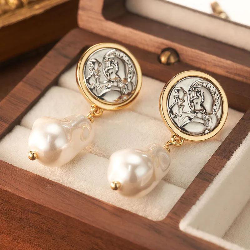 Pearl Vintage Earring - Elegant Charme