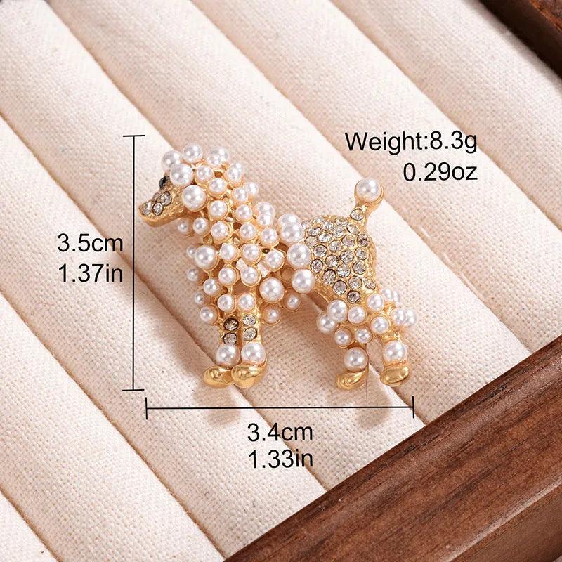 Retro Style Pearl Brooch - Elegant Charme