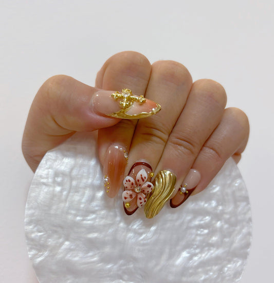 Floral Elegance Nail - Elegant Charme
