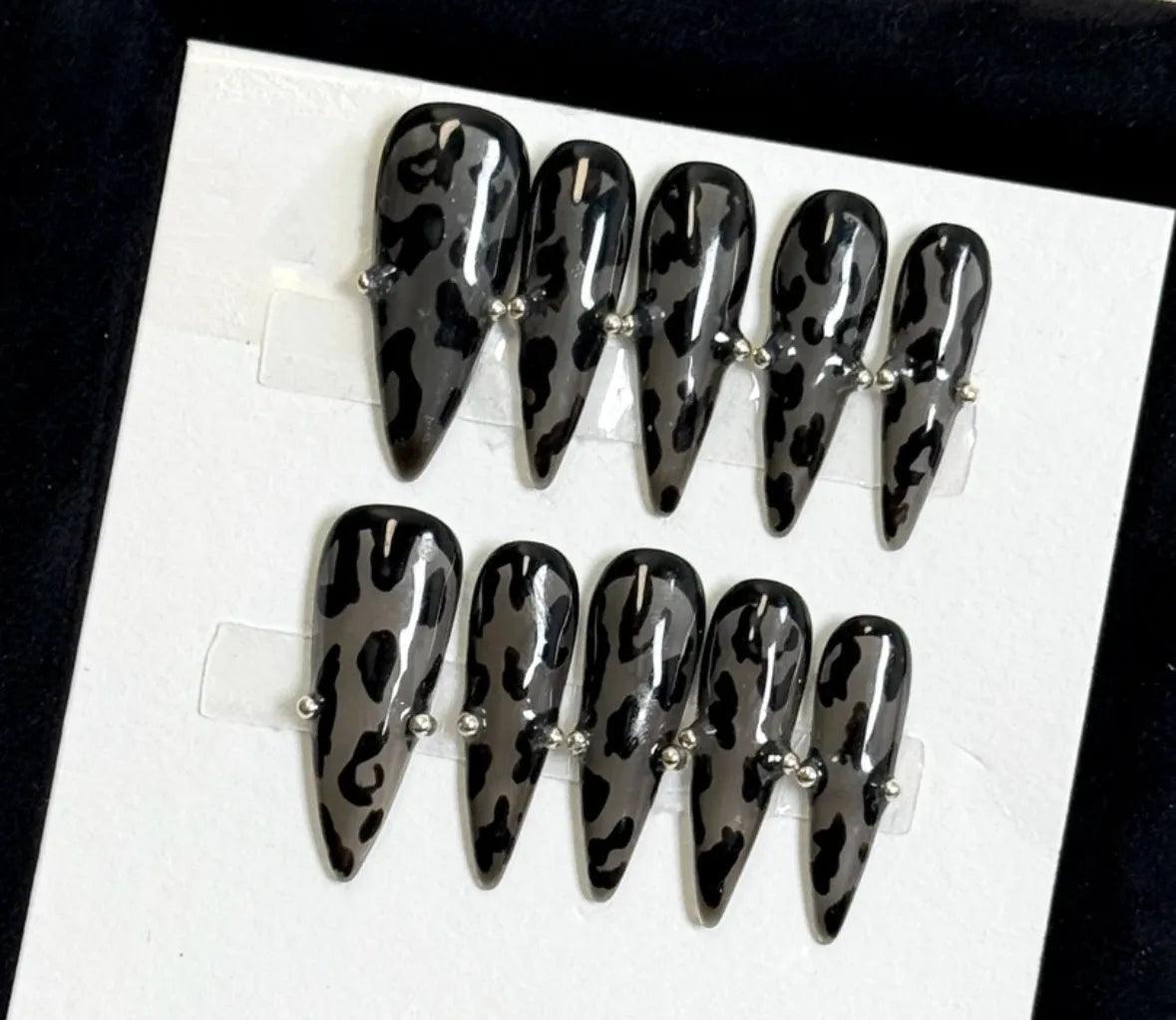 Leopard Shadow Nail - Elegant Charme