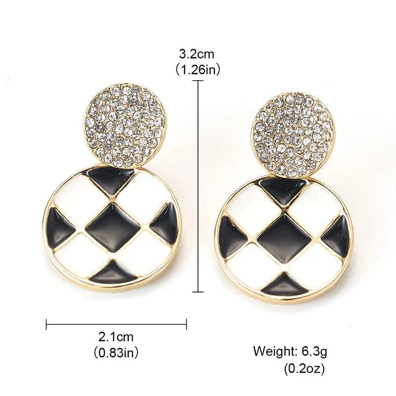 Alloy Plated 14k Gold Earrings - Elegant Charme