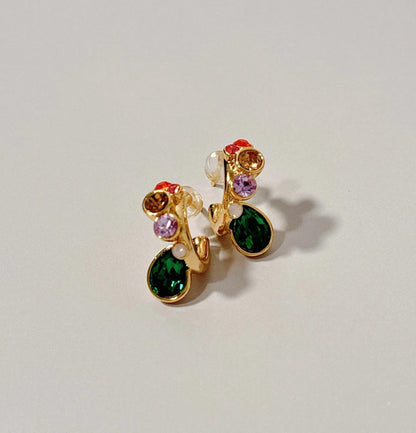 Retro Geometric Earrings - Elegant Charme