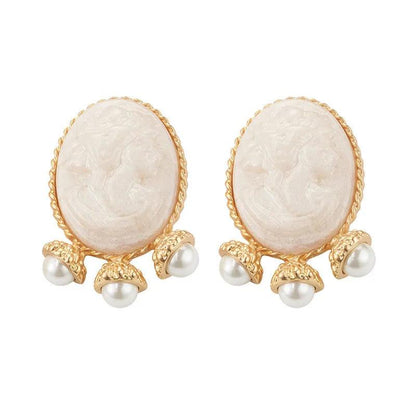 Embossed Earrings - Elegant Charme