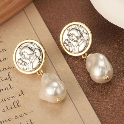 Pearl Vintage Earring - Elegant Charme