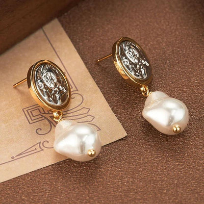 Pearl Vintage Earring - Elegant Charme