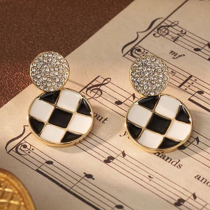 Alloy Plated 14k Gold Earrings - Elegant Charme