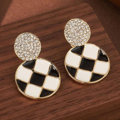 Alloy Plated 14k Gold Earrings - Elegant Charme