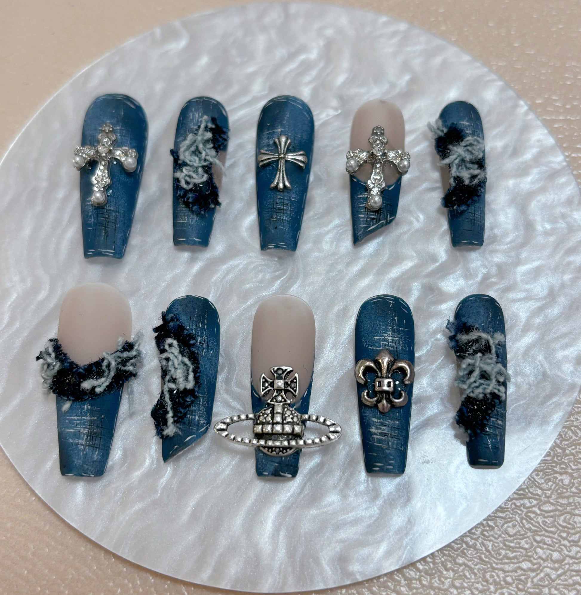 Denim Frost Nail - Elegant Charme