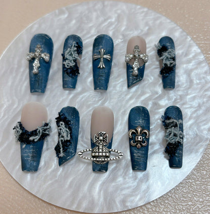 Denim Frost Nail - Elegant Charme