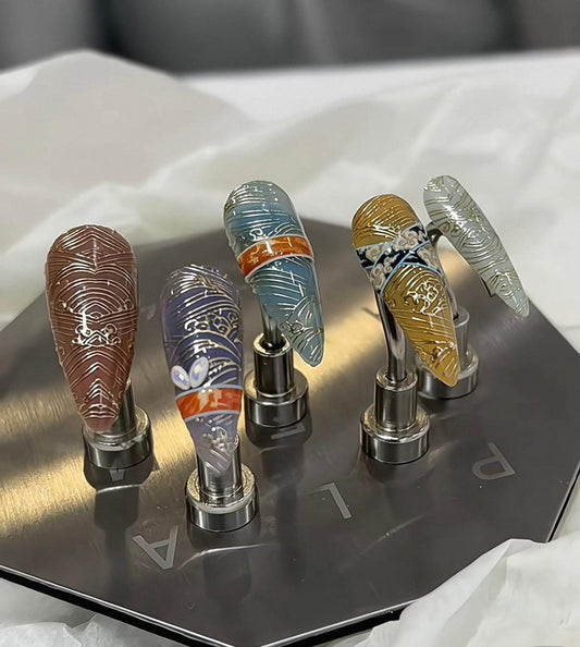 Elegant Touch - Chinese Style - Customizable Handcrafted Press On Nails
