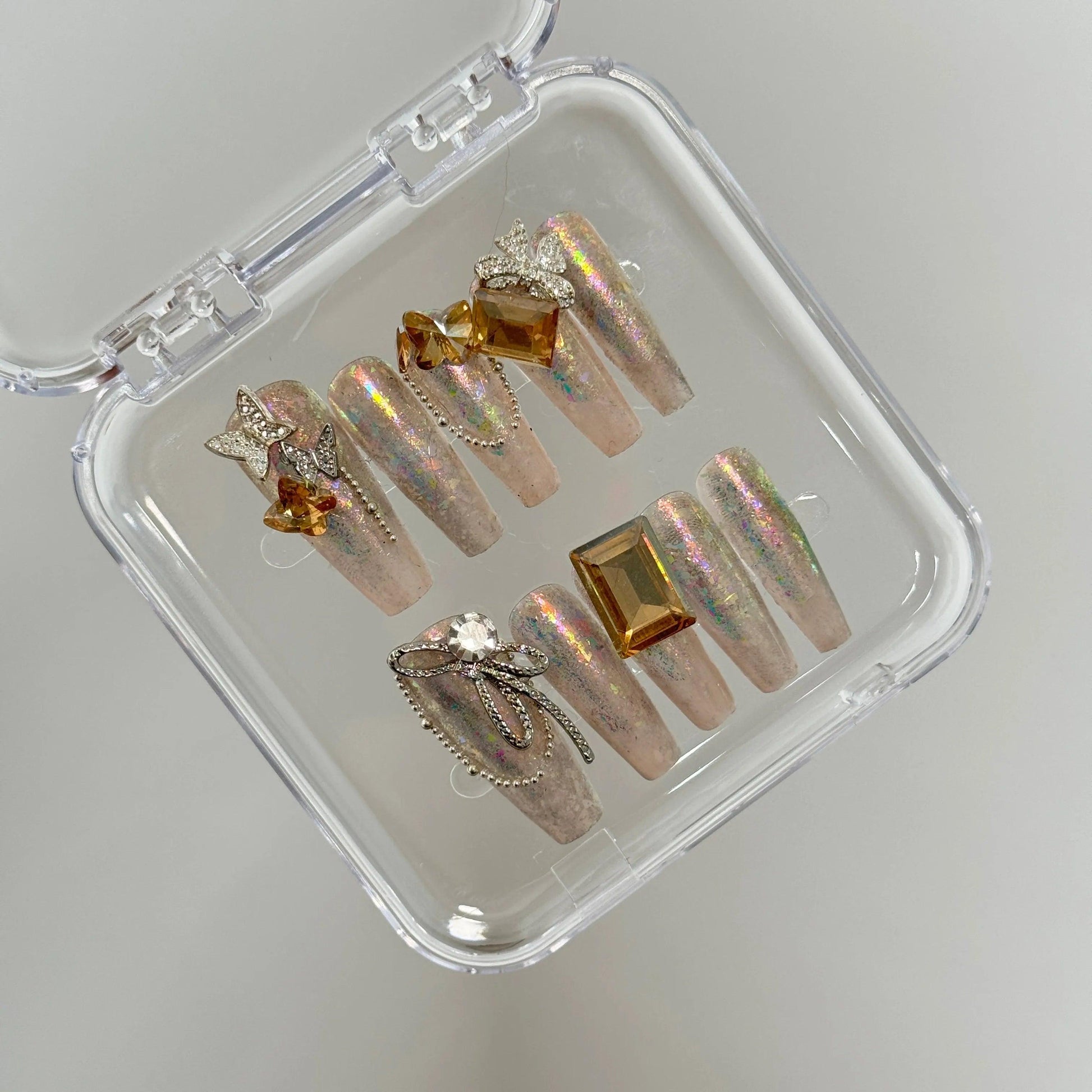 Golden Elegance Nail - Elegant Charme