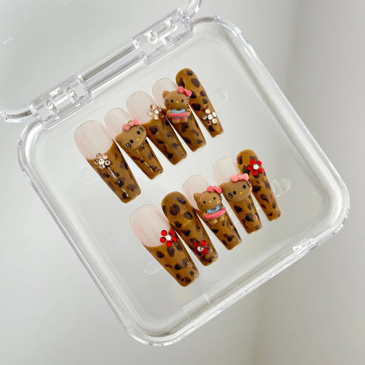 Leopard Teddy Nail - Elegant Charme