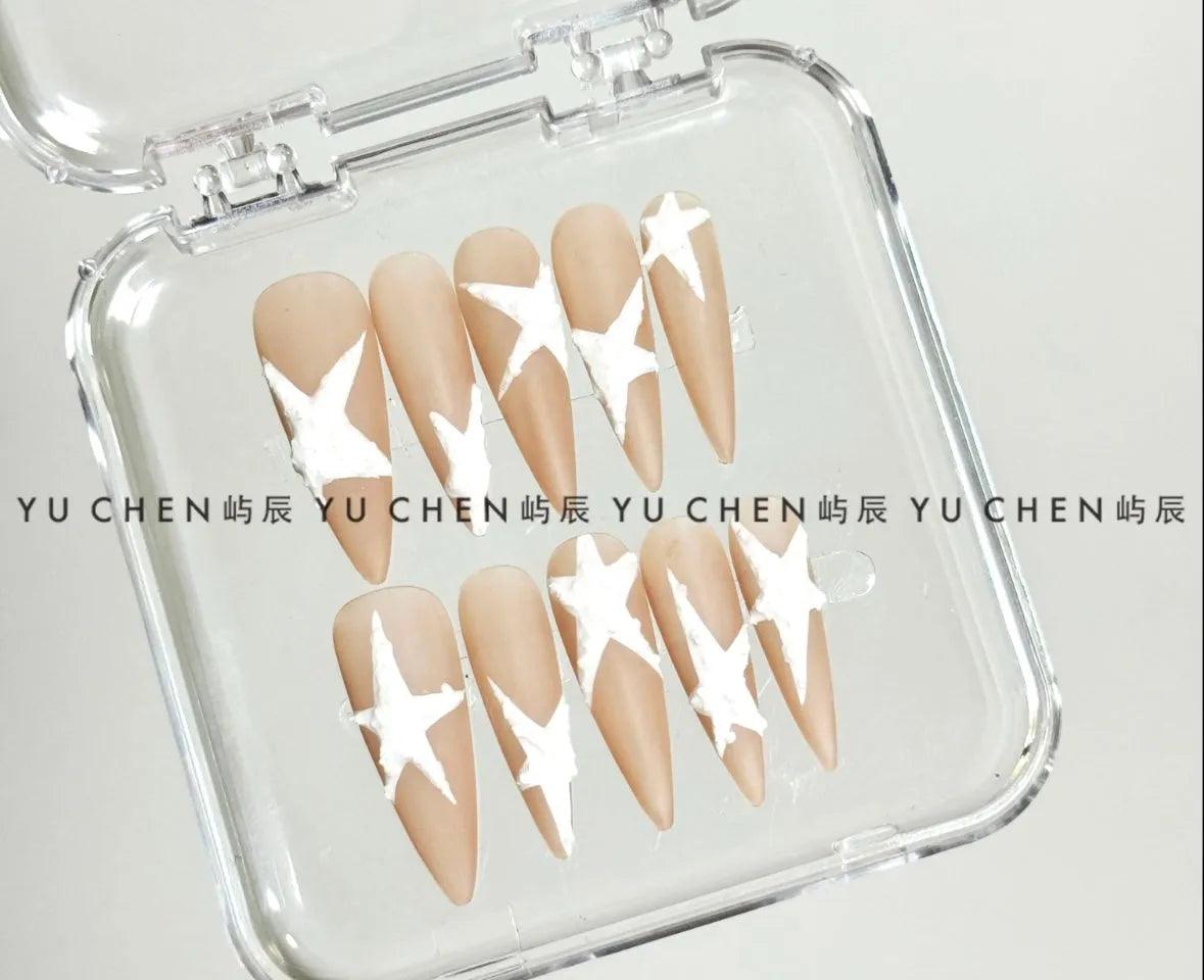 Nude Starburst Nail - Elegant Charme