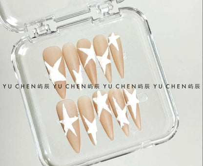 Nude Starburst Nail - Elegant Charme