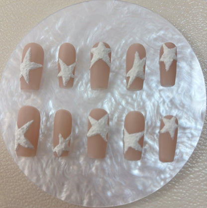 Nude Starburst Nail - Elegant Charme