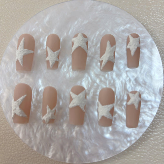 Nude Starburst Nail - Elegant Charme
