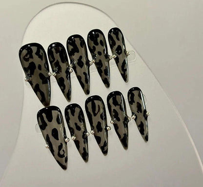 Leopard Shadow Nail - Elegant Charme