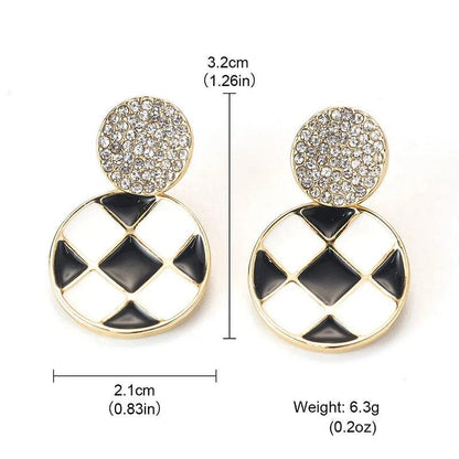 Alloy Plated 14k Gold Earrings - Elegant Charme